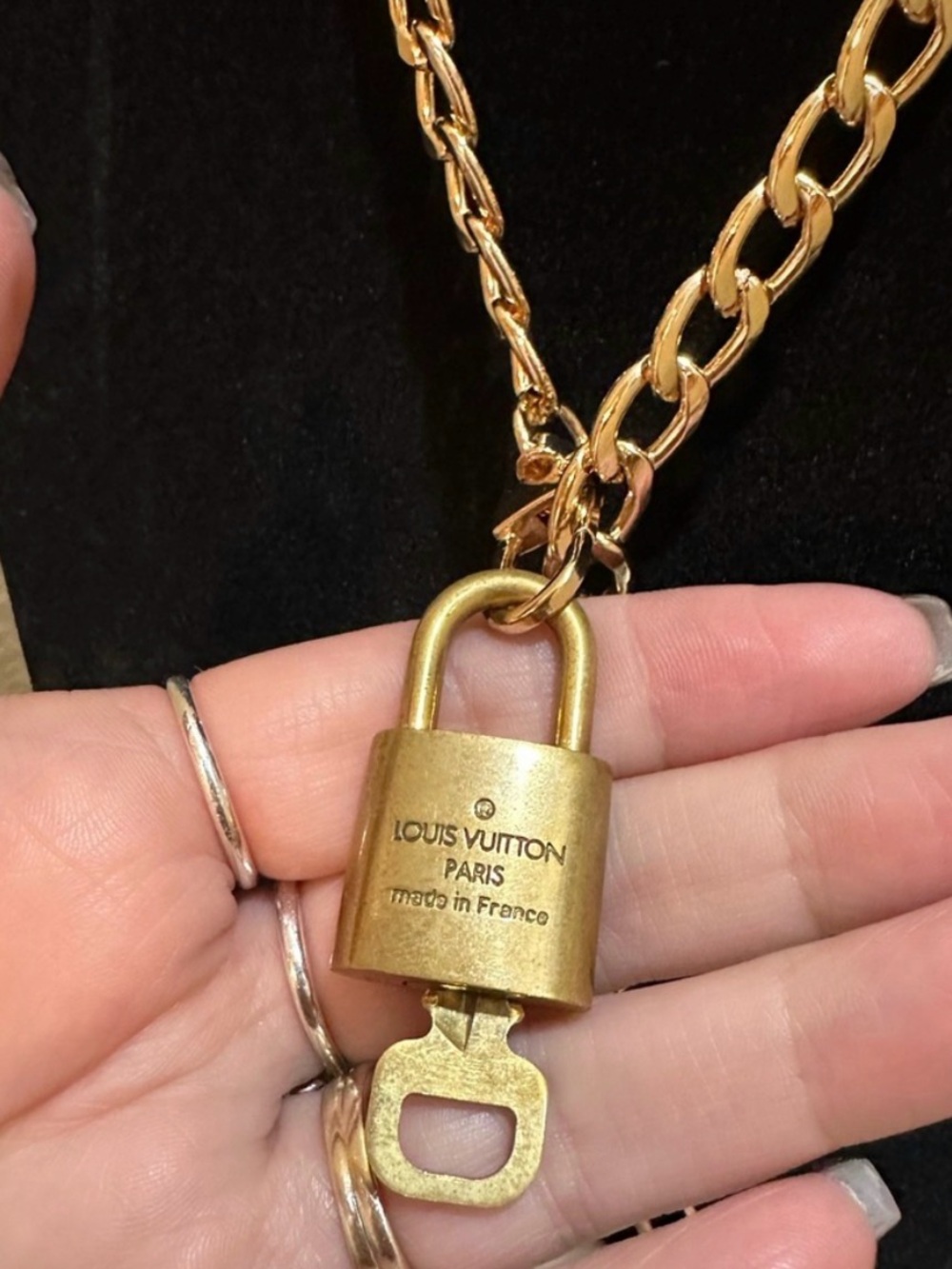 Authentic Rare Louis Vuitton Lock and Key #319